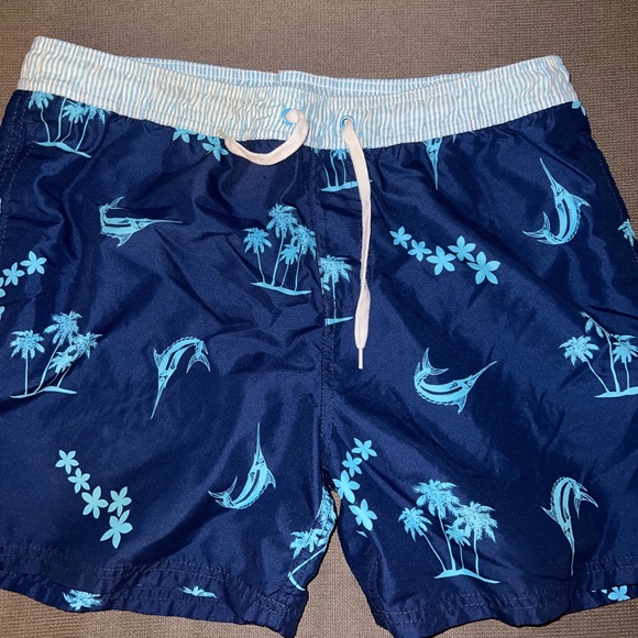 Men’s Spicy Tuna Swim Trunks Bathing Suit Medium - Picture 1 of 3